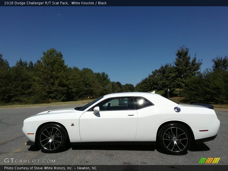 White Knuckle / Black 2018 Dodge Challenger R/T Scat Pack