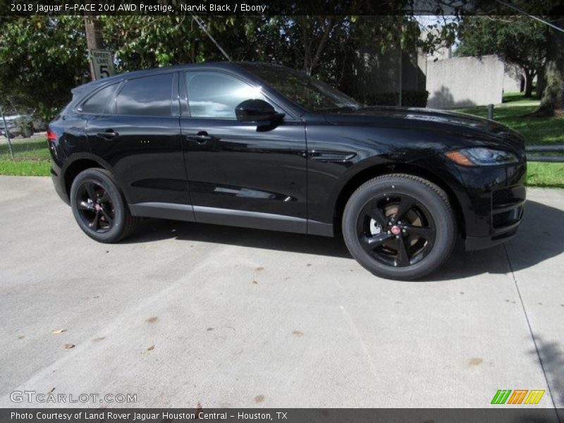 Narvik Black / Ebony 2018 Jaguar F-PACE 20d AWD Prestige