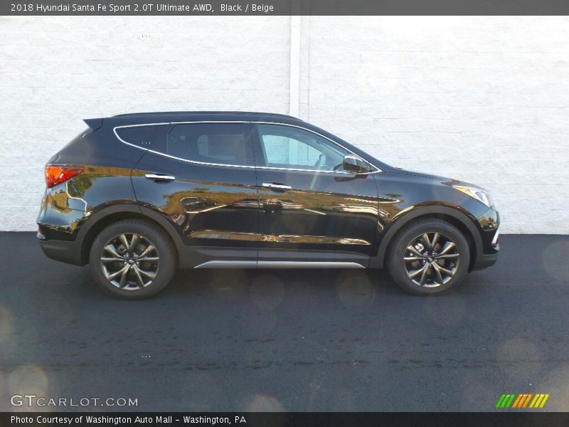 Black / Beige 2018 Hyundai Santa Fe Sport 2.0T Ultimate AWD