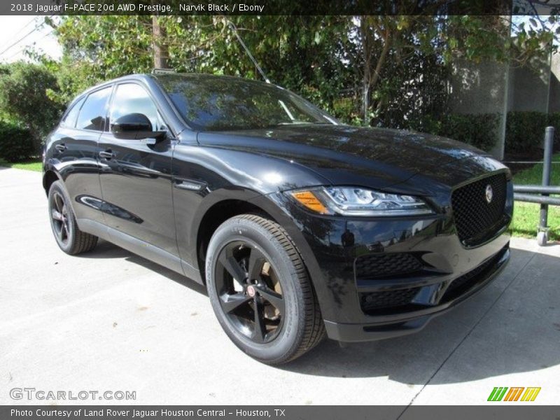 Narvik Black / Ebony 2018 Jaguar F-PACE 20d AWD Prestige