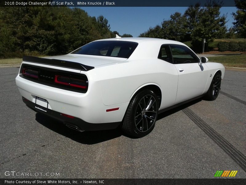 White Knuckle / Black 2018 Dodge Challenger R/T Scat Pack