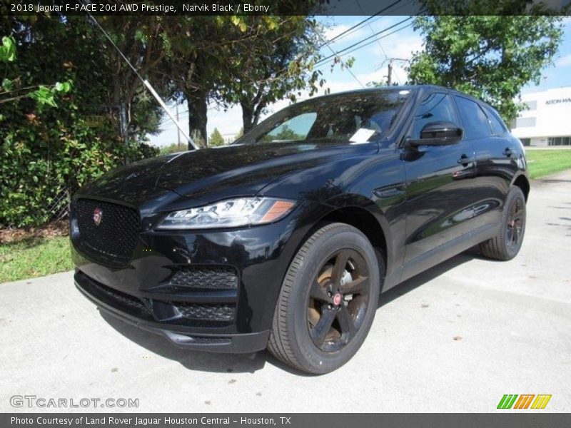 Narvik Black / Ebony 2018 Jaguar F-PACE 20d AWD Prestige