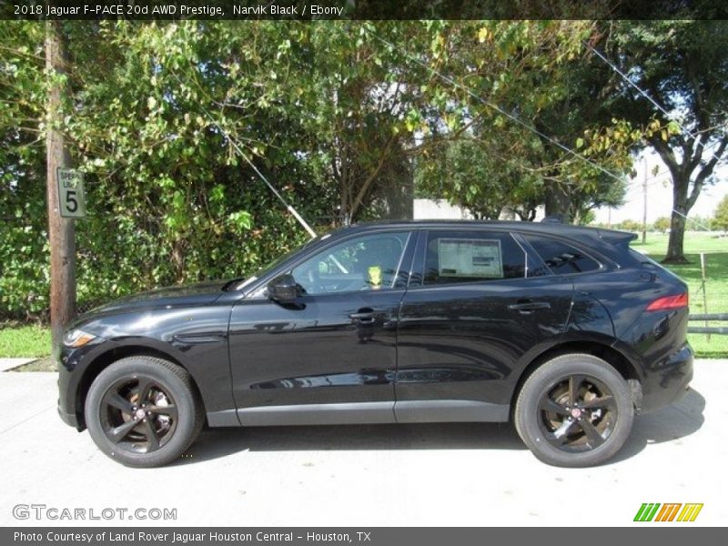 Narvik Black / Ebony 2018 Jaguar F-PACE 20d AWD Prestige