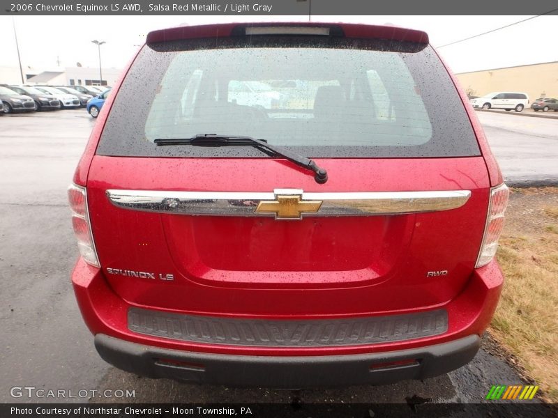 Salsa Red Metallic / Light Gray 2006 Chevrolet Equinox LS AWD