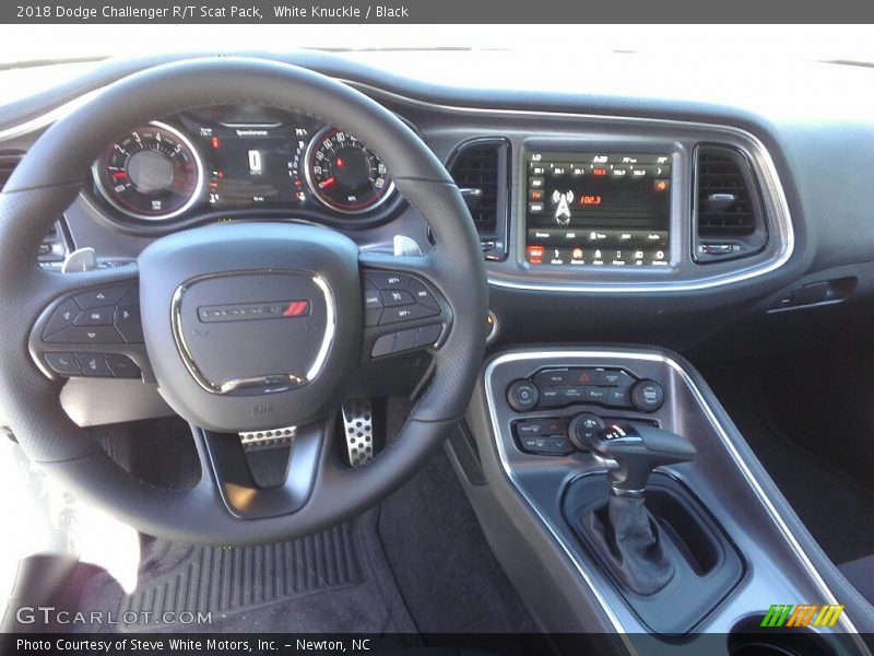 White Knuckle / Black 2018 Dodge Challenger R/T Scat Pack