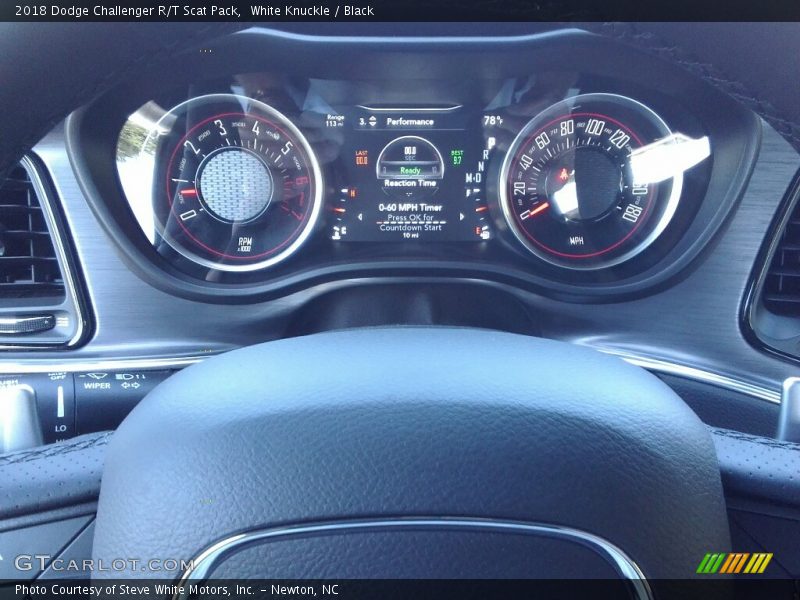 White Knuckle / Black 2018 Dodge Challenger R/T Scat Pack