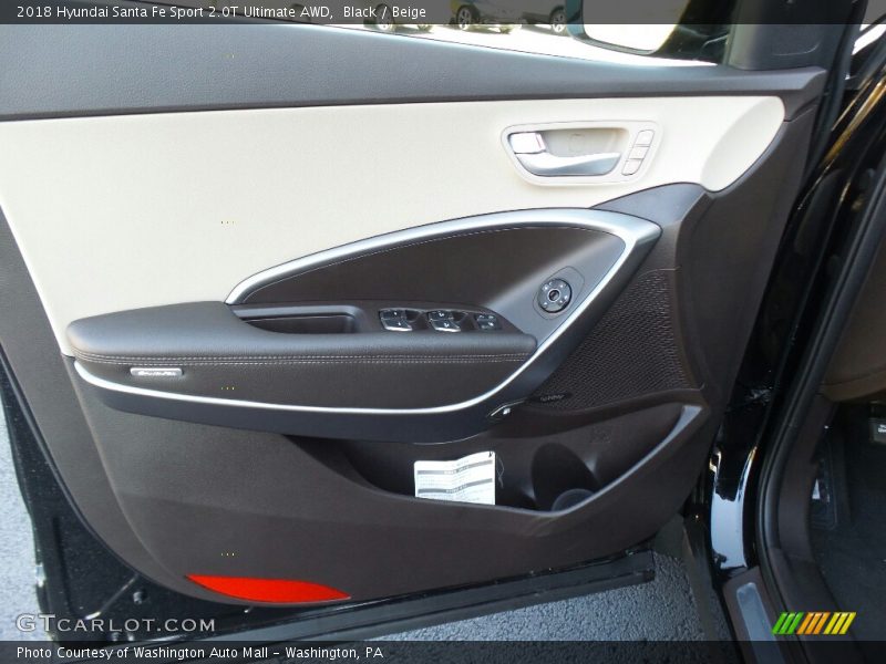 Black / Beige 2018 Hyundai Santa Fe Sport 2.0T Ultimate AWD