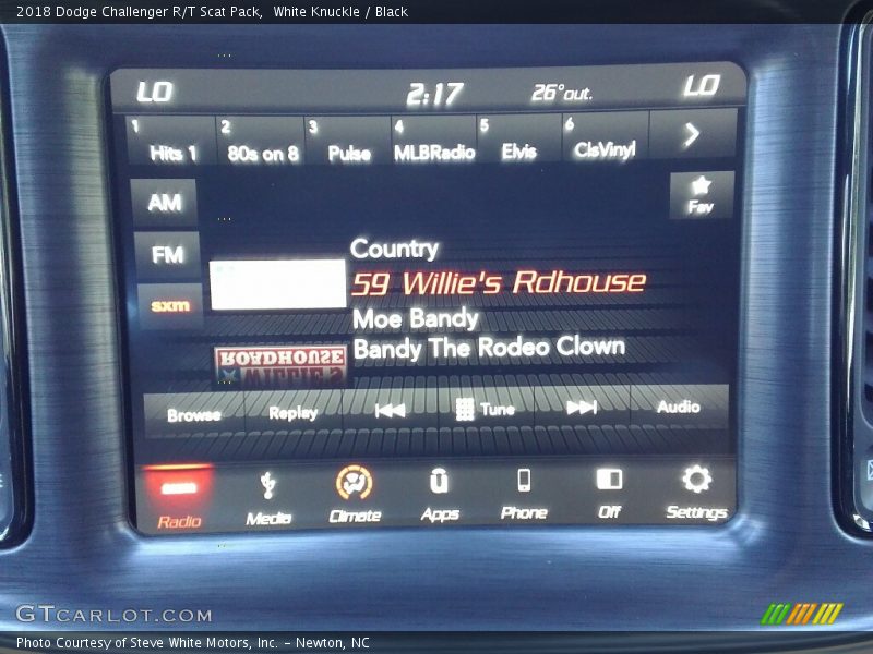 White Knuckle / Black 2018 Dodge Challenger R/T Scat Pack