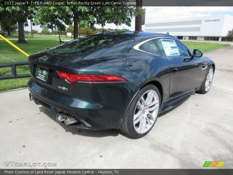 British Racing Green / Jet/Camel Duotone 2017 Jaguar F-TYPE R AWD Coupe