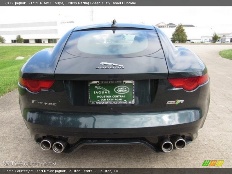 British Racing Green / Jet/Camel Duotone 2017 Jaguar F-TYPE R AWD Coupe