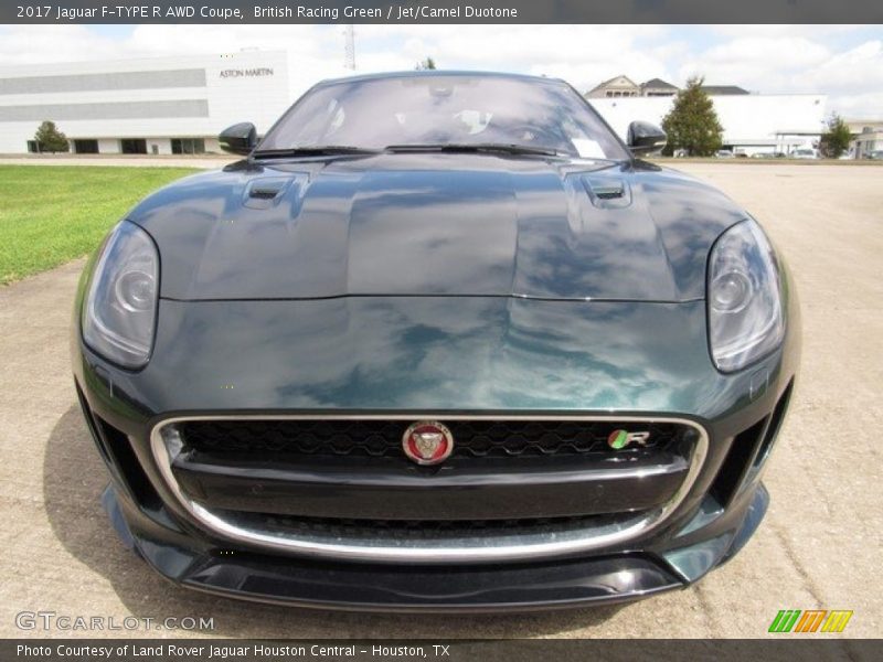 British Racing Green / Jet/Camel Duotone 2017 Jaguar F-TYPE R AWD Coupe