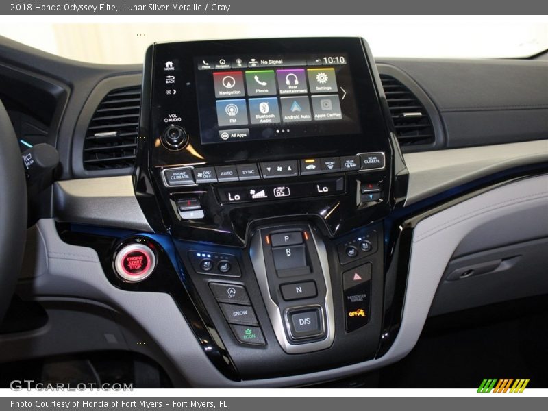 Lunar Silver Metallic / Gray 2018 Honda Odyssey Elite