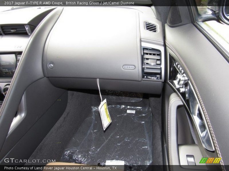British Racing Green / Jet/Camel Duotone 2017 Jaguar F-TYPE R AWD Coupe