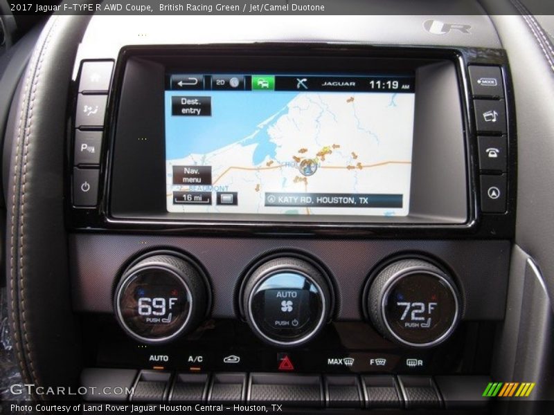 British Racing Green / Jet/Camel Duotone 2017 Jaguar F-TYPE R AWD Coupe