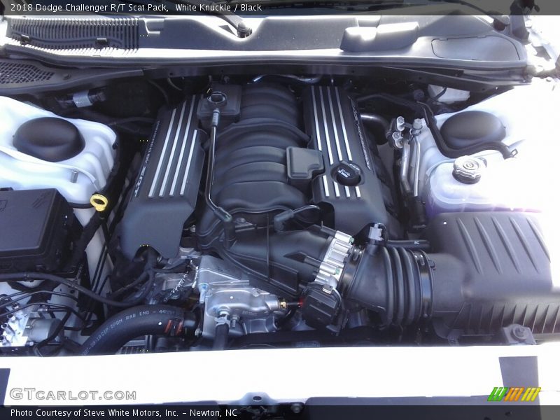 White Knuckle / Black 2018 Dodge Challenger R/T Scat Pack