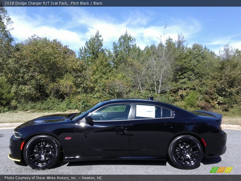 Pitch Black / Black 2018 Dodge Charger R/T Scat Pack