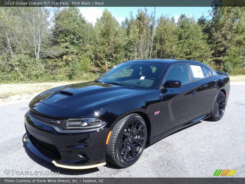 Pitch Black / Black 2018 Dodge Charger R/T Scat Pack
