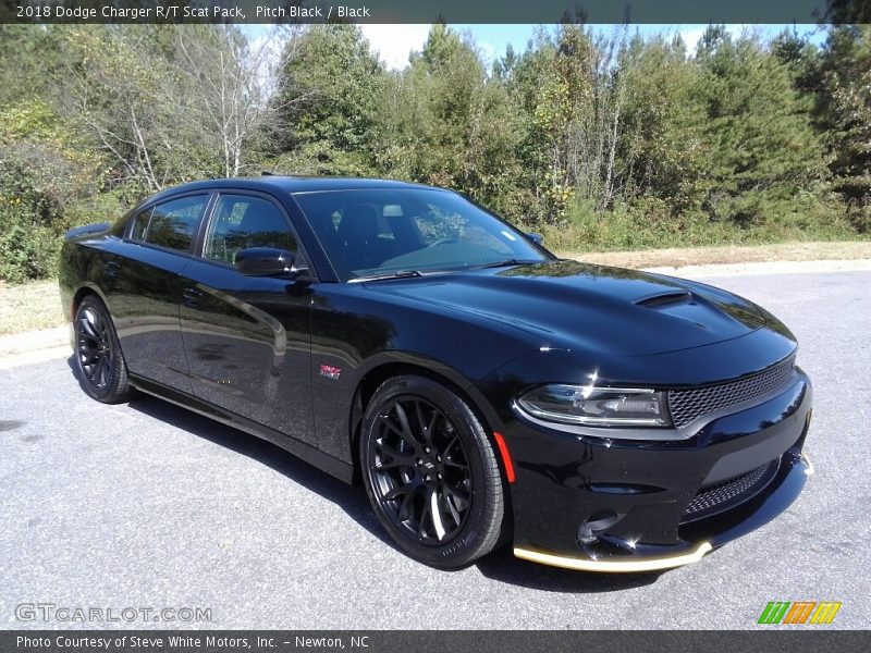 Pitch Black / Black 2018 Dodge Charger R/T Scat Pack