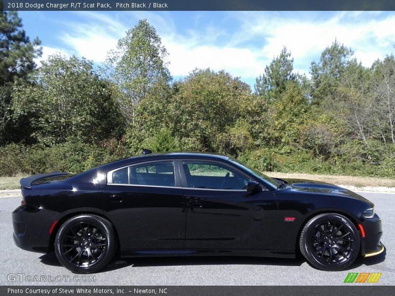 Pitch Black / Black 2018 Dodge Charger R/T Scat Pack