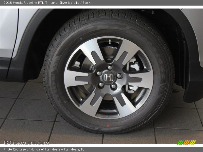 Lunar Silver Metallic / Black 2018 Honda Ridgeline RTL-T