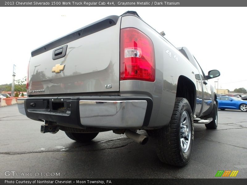 Graystone Metallic / Dark Titanium 2013 Chevrolet Silverado 1500 Work Truck Regular Cab 4x4