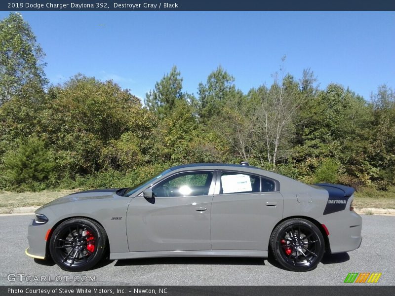 Destroyer Gray / Black 2018 Dodge Charger Daytona 392