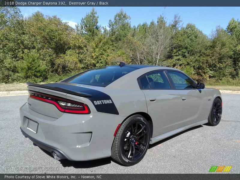 Destroyer Gray / Black 2018 Dodge Charger Daytona 392