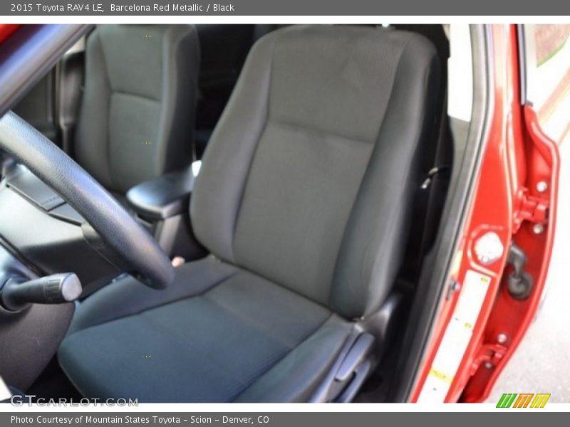 Barcelona Red Metallic / Black 2015 Toyota RAV4 LE