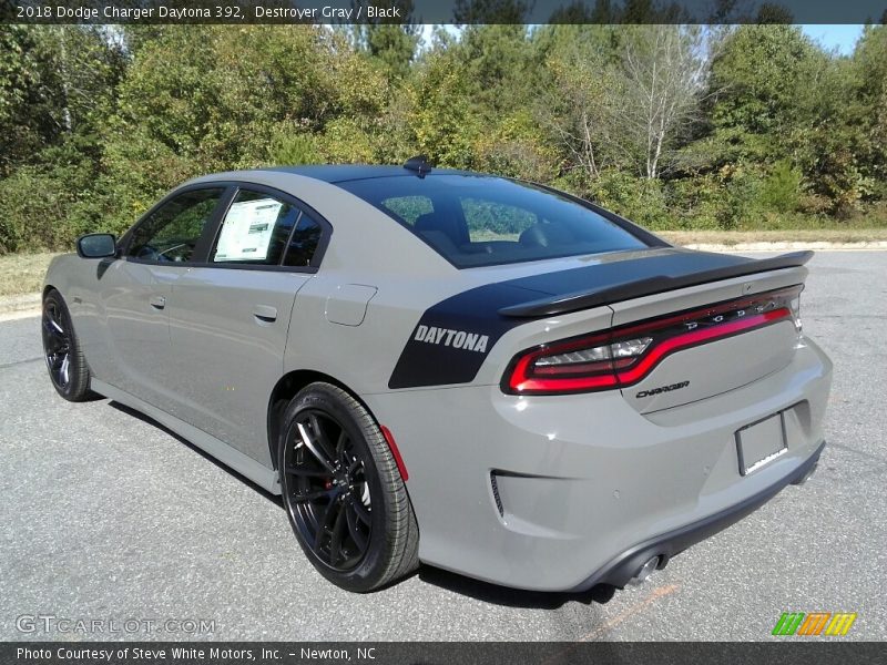 Destroyer Gray / Black 2018 Dodge Charger Daytona 392