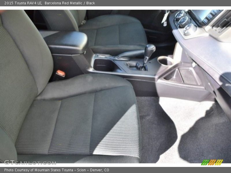 Barcelona Red Metallic / Black 2015 Toyota RAV4 LE