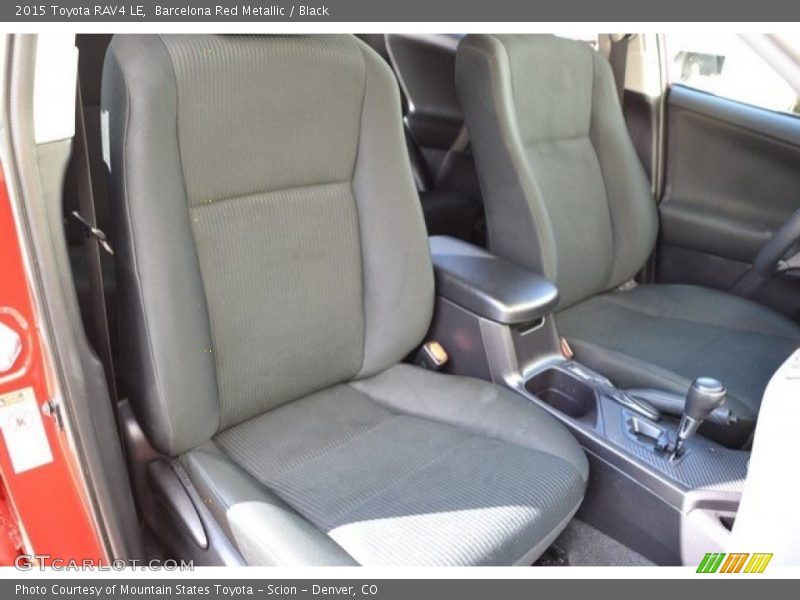 Barcelona Red Metallic / Black 2015 Toyota RAV4 LE