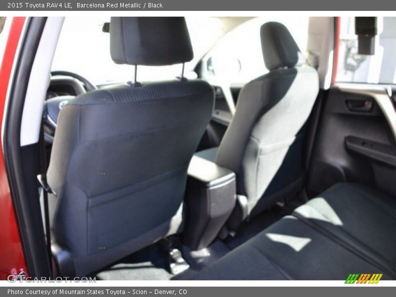 Barcelona Red Metallic / Black 2015 Toyota RAV4 LE