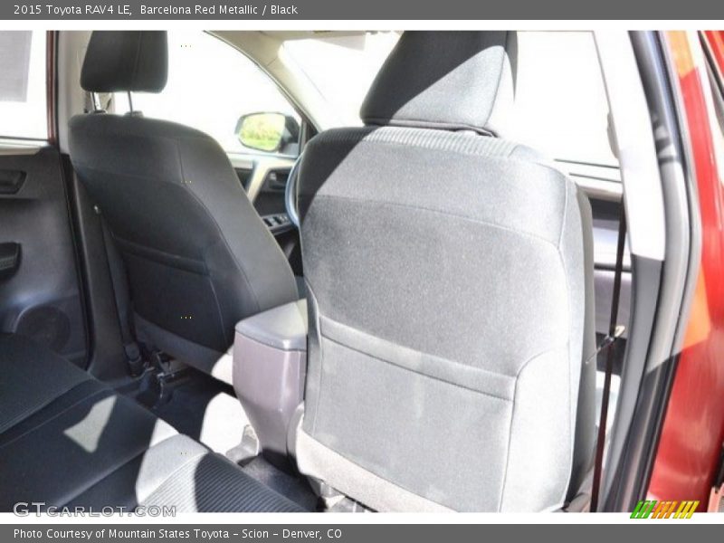 Barcelona Red Metallic / Black 2015 Toyota RAV4 LE