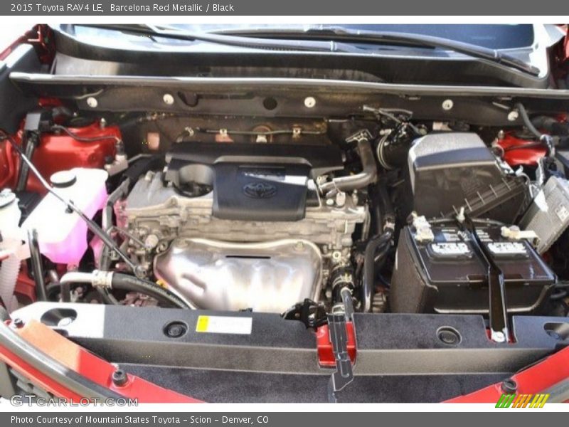Barcelona Red Metallic / Black 2015 Toyota RAV4 LE
