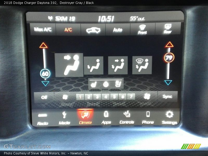 Destroyer Gray / Black 2018 Dodge Charger Daytona 392