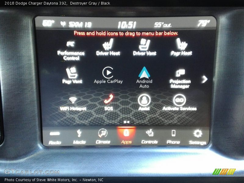 Destroyer Gray / Black 2018 Dodge Charger Daytona 392