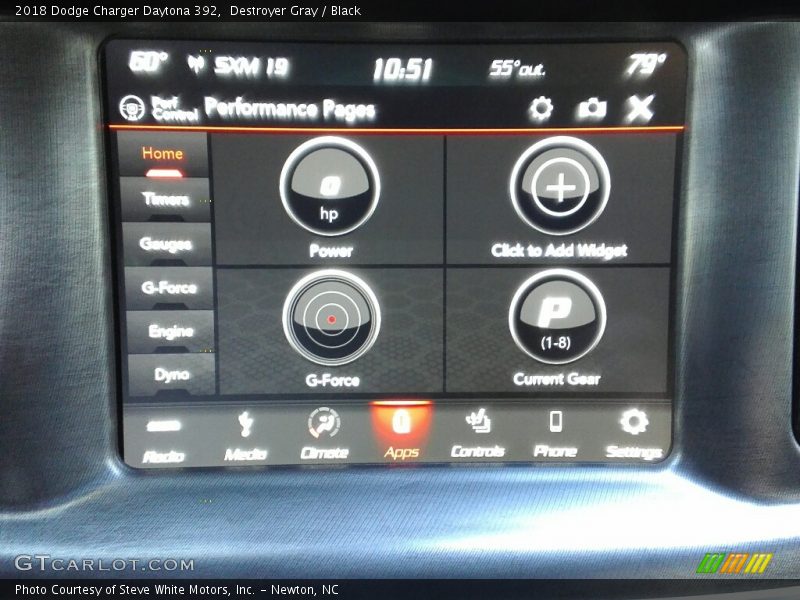 Destroyer Gray / Black 2018 Dodge Charger Daytona 392