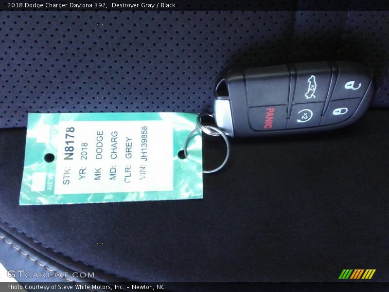 Destroyer Gray / Black 2018 Dodge Charger Daytona 392
