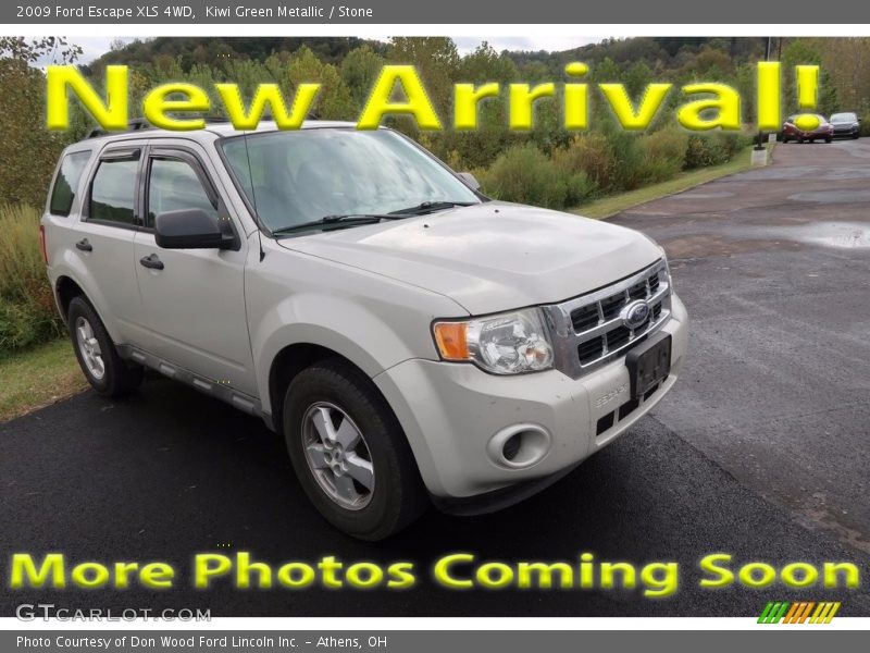 Kiwi Green Metallic / Stone 2009 Ford Escape XLS 4WD
