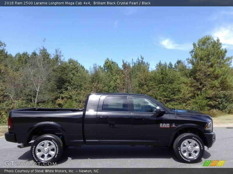  2018 2500 Laramie Longhorn Mega Cab 4x4 Brilliant Black Crystal Pearl