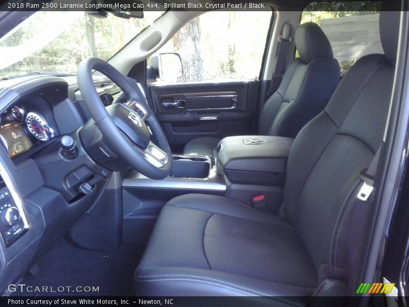 Front Seat of 2018 2500 Laramie Longhorn Mega Cab 4x4