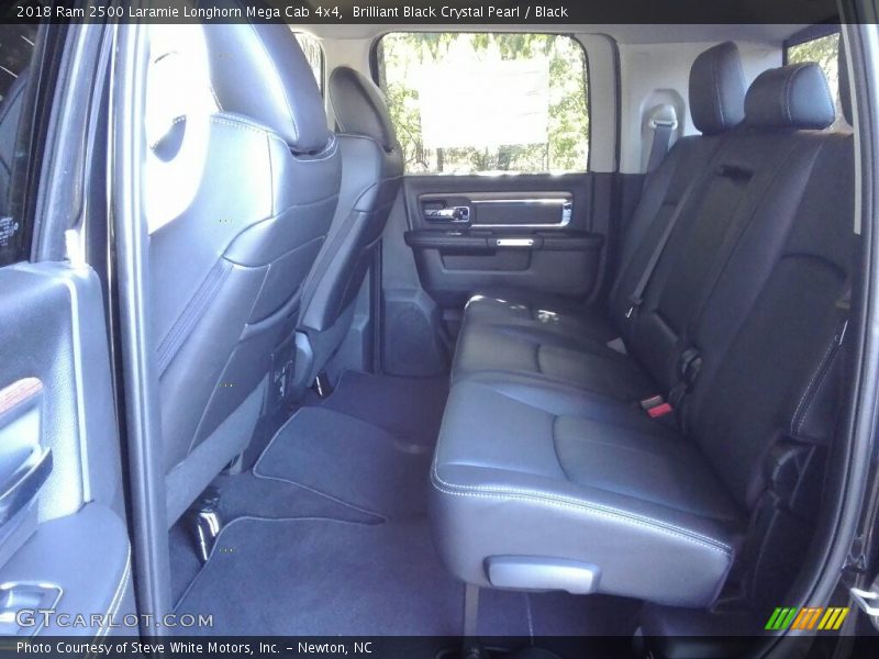 Rear Seat of 2018 2500 Laramie Longhorn Mega Cab 4x4