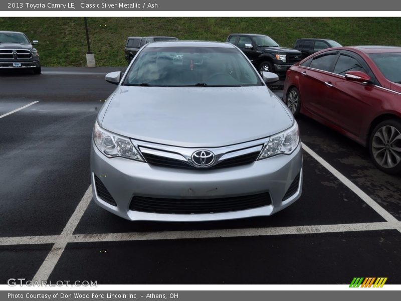 Classic Silver Metallic / Ash 2013 Toyota Camry LE