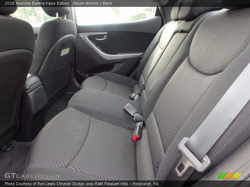 Desert Bronze / Black 2016 Hyundai Elantra Value Edition