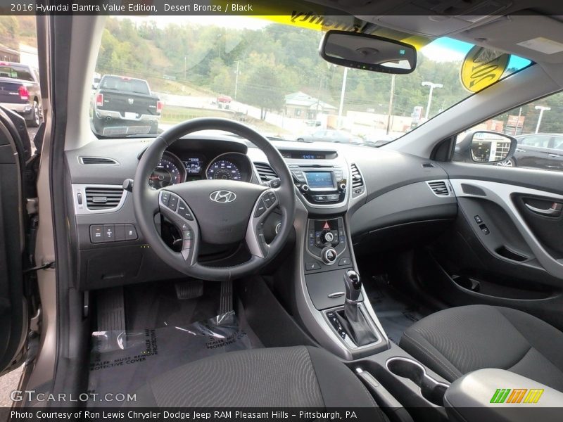 Desert Bronze / Black 2016 Hyundai Elantra Value Edition