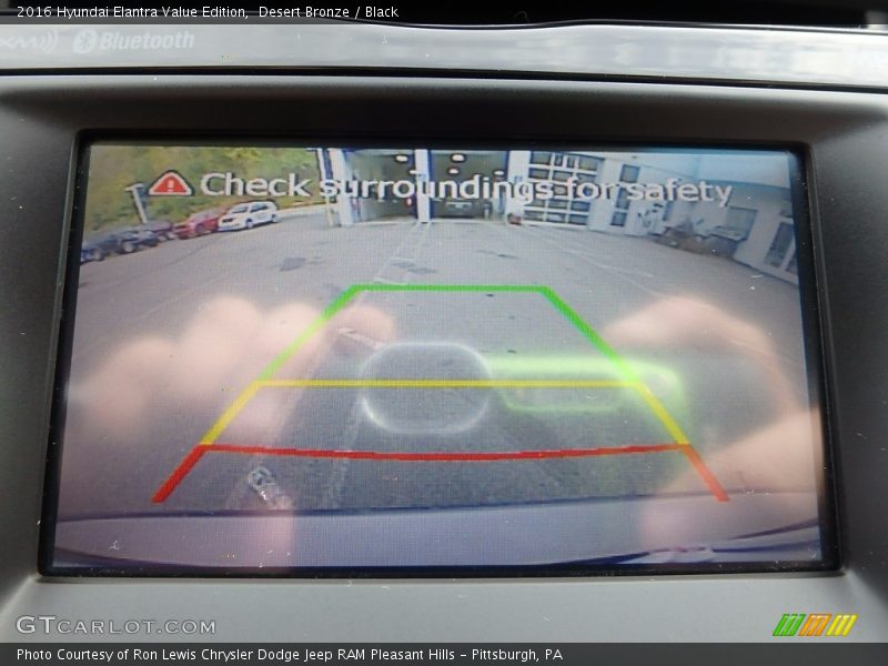 Desert Bronze / Black 2016 Hyundai Elantra Value Edition