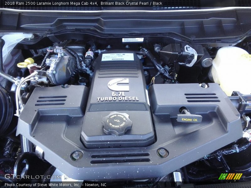  2018 2500 Laramie Longhorn Mega Cab 4x4 Engine - 6.7 Liter OHV 24-Valve Cummins Turbo-Diesel Inline 6 Cylinder