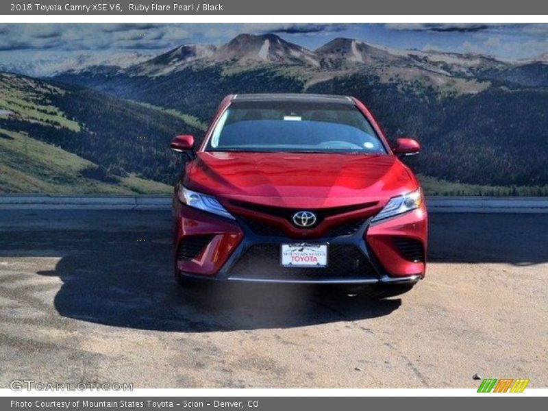 Ruby Flare Pearl / Black 2018 Toyota Camry XSE V6