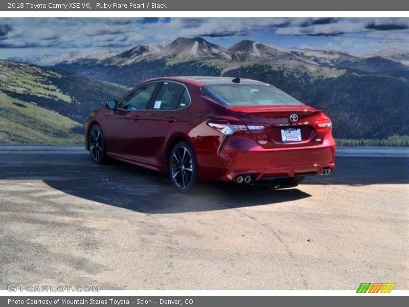 Ruby Flare Pearl / Black 2018 Toyota Camry XSE V6