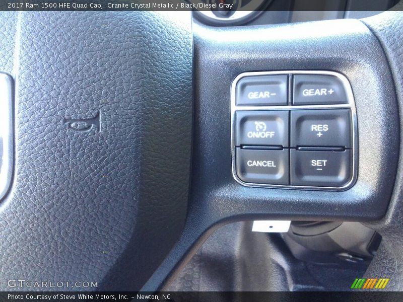 Granite Crystal Metallic / Black/Diesel Gray 2017 Ram 1500 HFE Quad Cab